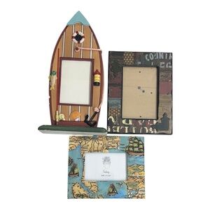 Nautical and Vintage Themed Picture Frame Set
